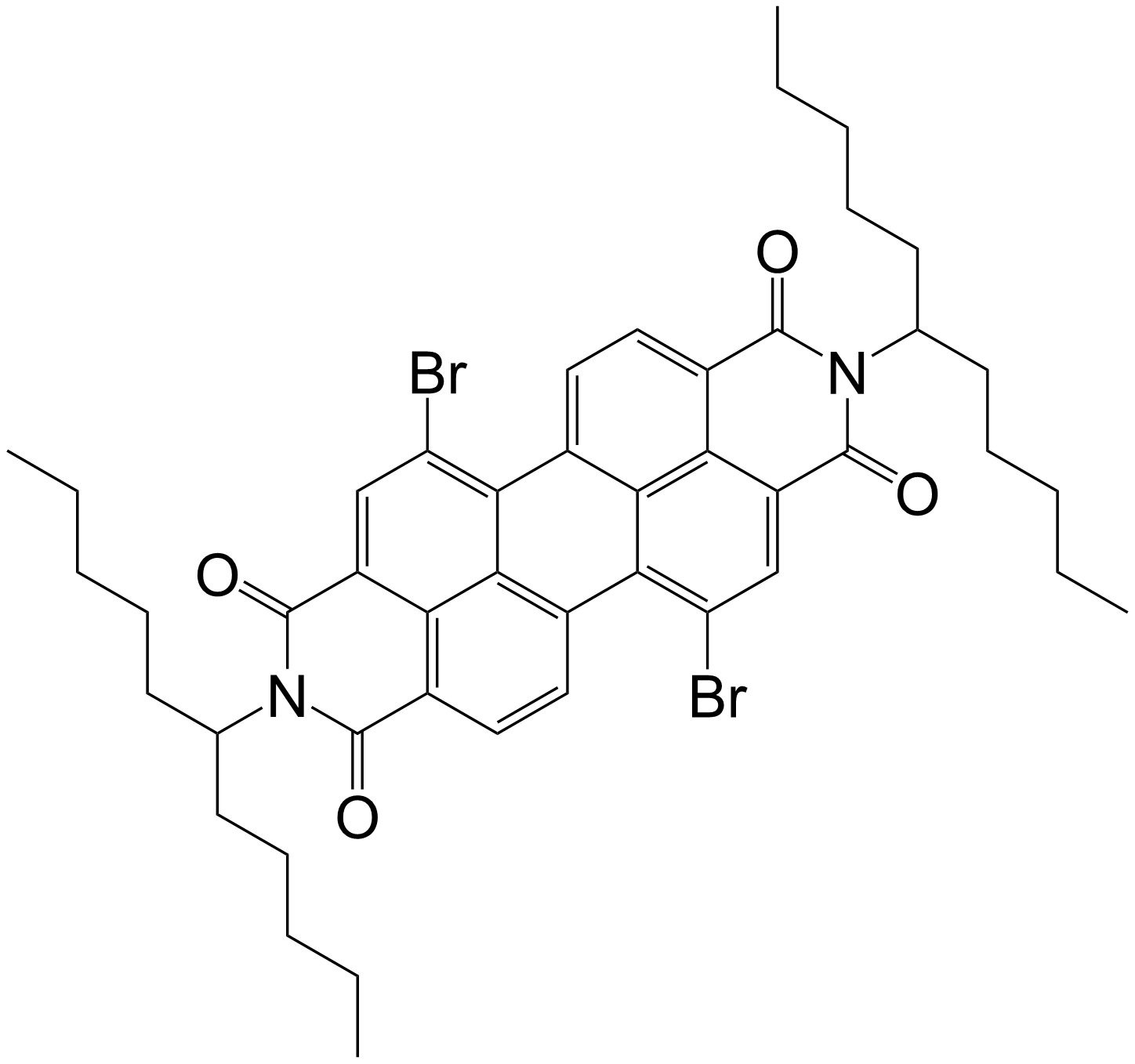 1,7-dibromo-N,N'-bis(6-undecyl)-3,4,9,10-PDI (PDI56-2Br)/1309387-23-2
